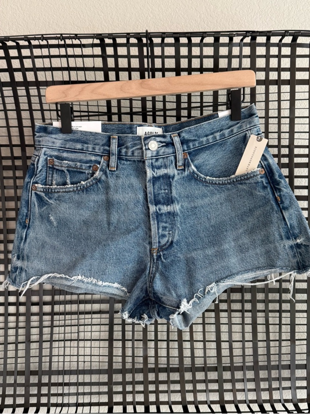 Agolde Parker vintage cut off shorts
